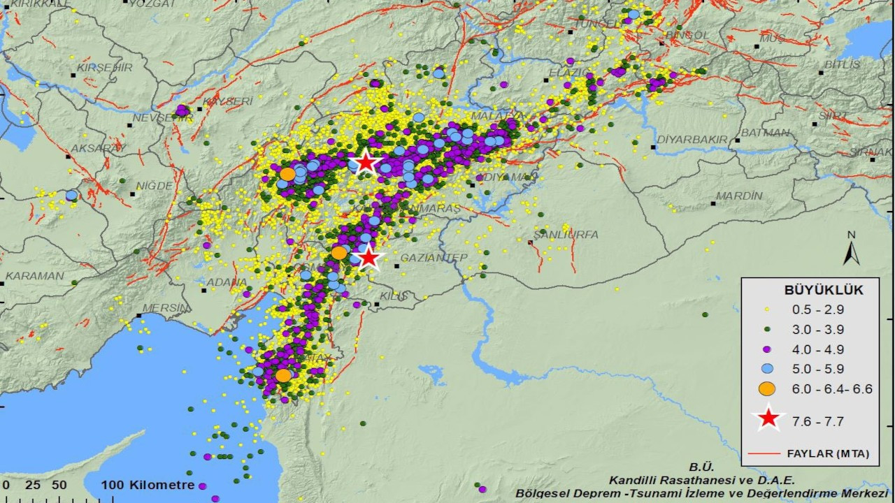 Kandilli Rasathanesi: 37 günde 14 bin 407 deprem meydana geldi