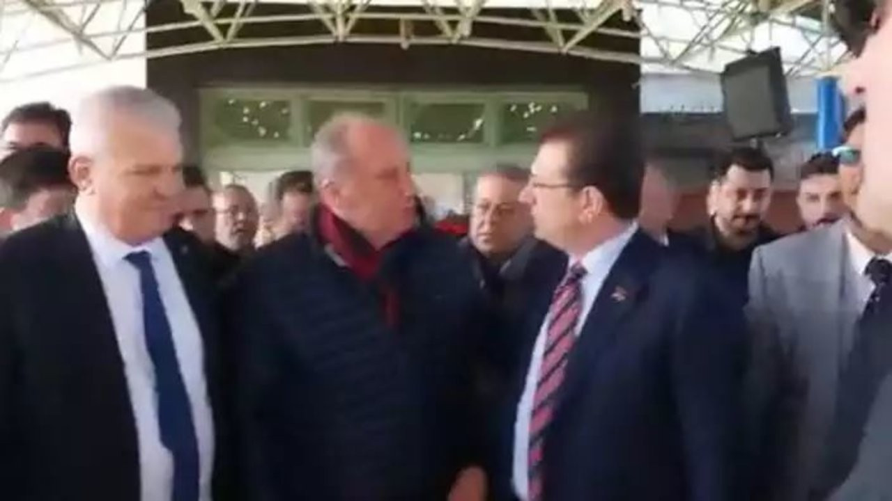 İnce ve İmamoğlu Hatay'da karşılaştı, sohbet edip vedalaştı