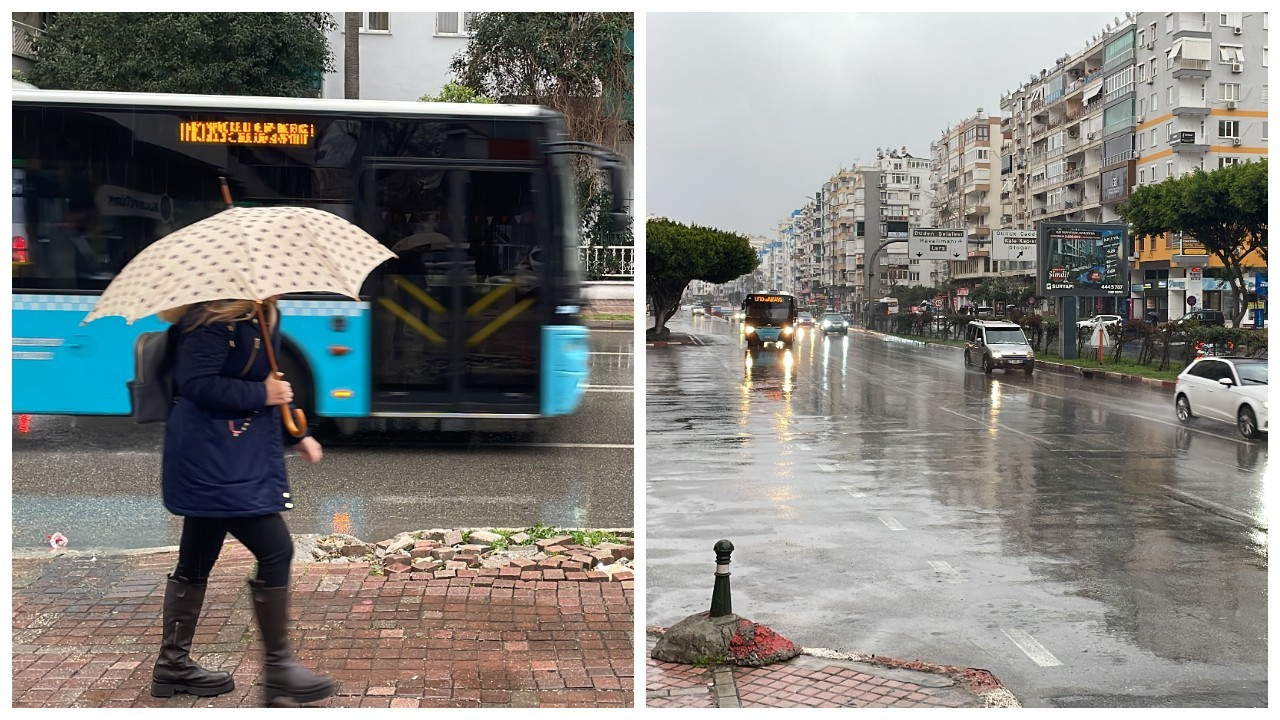 Meteoroloji uyardı: Antalya'da sağanak etkili oluyor