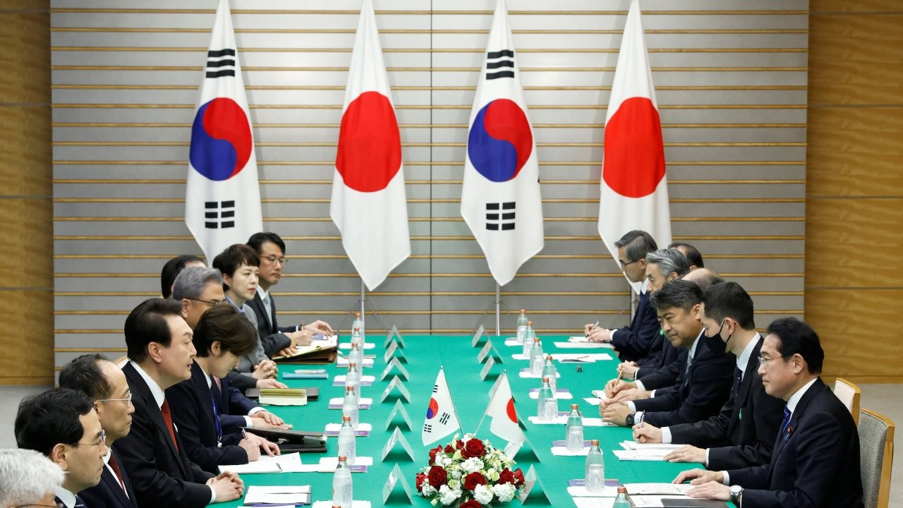 12 yıl sonra ilk: Güney Kore Devlet Başkanı Yoon, Japonya'da