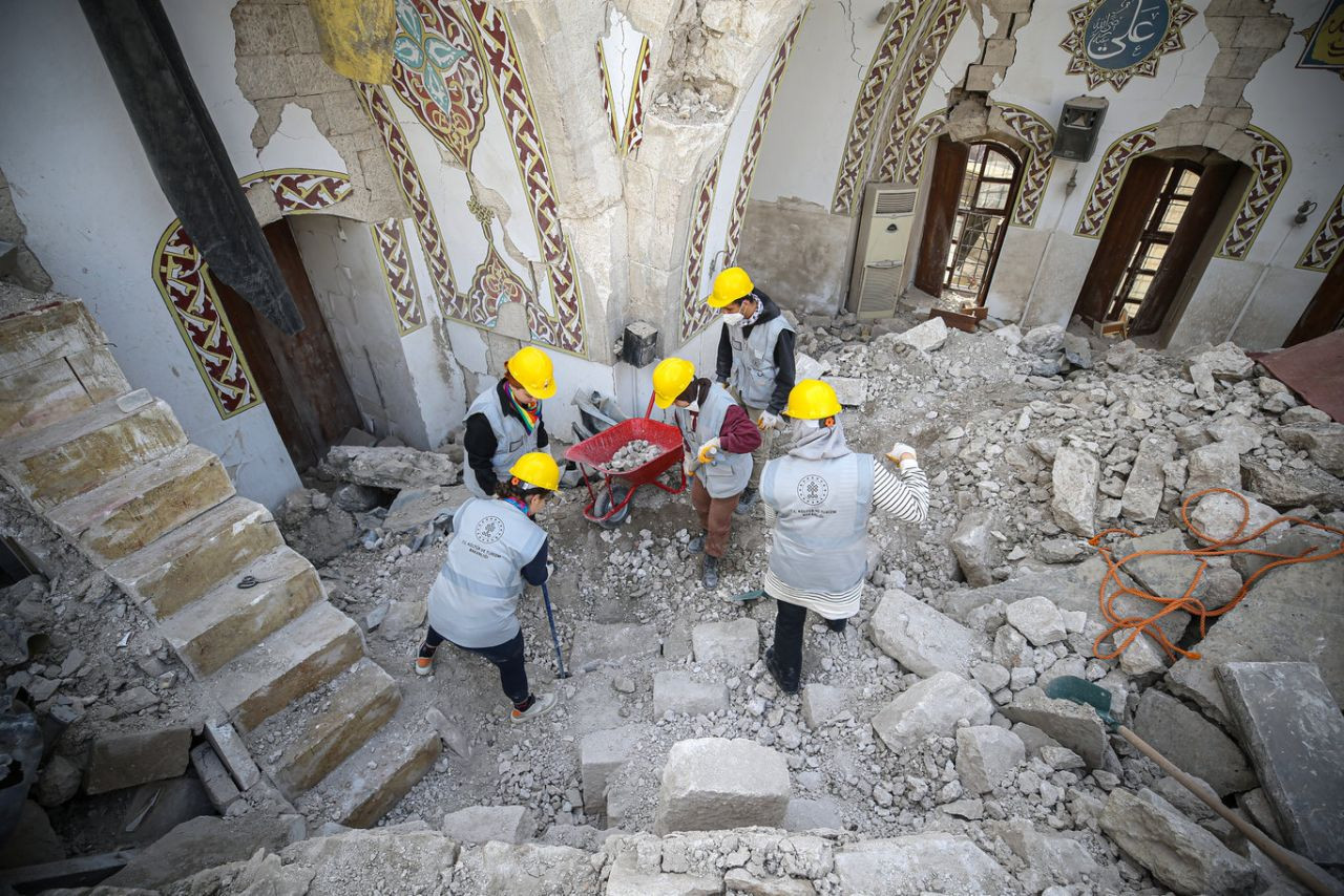 Depremde yıkılan tarihi cami kurtarılıyor - Sayfa 3