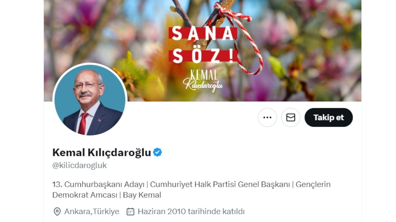 Kılıçdaroğlu kapak fotoğrafını ‘marteniçka’ ile yeniledi