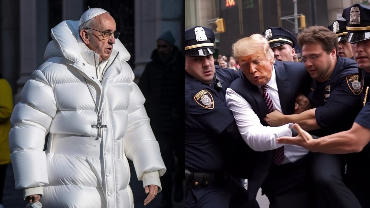 Trump'ın tutuklanması, Papa'nın montu: Nasıl ayırt edilir?