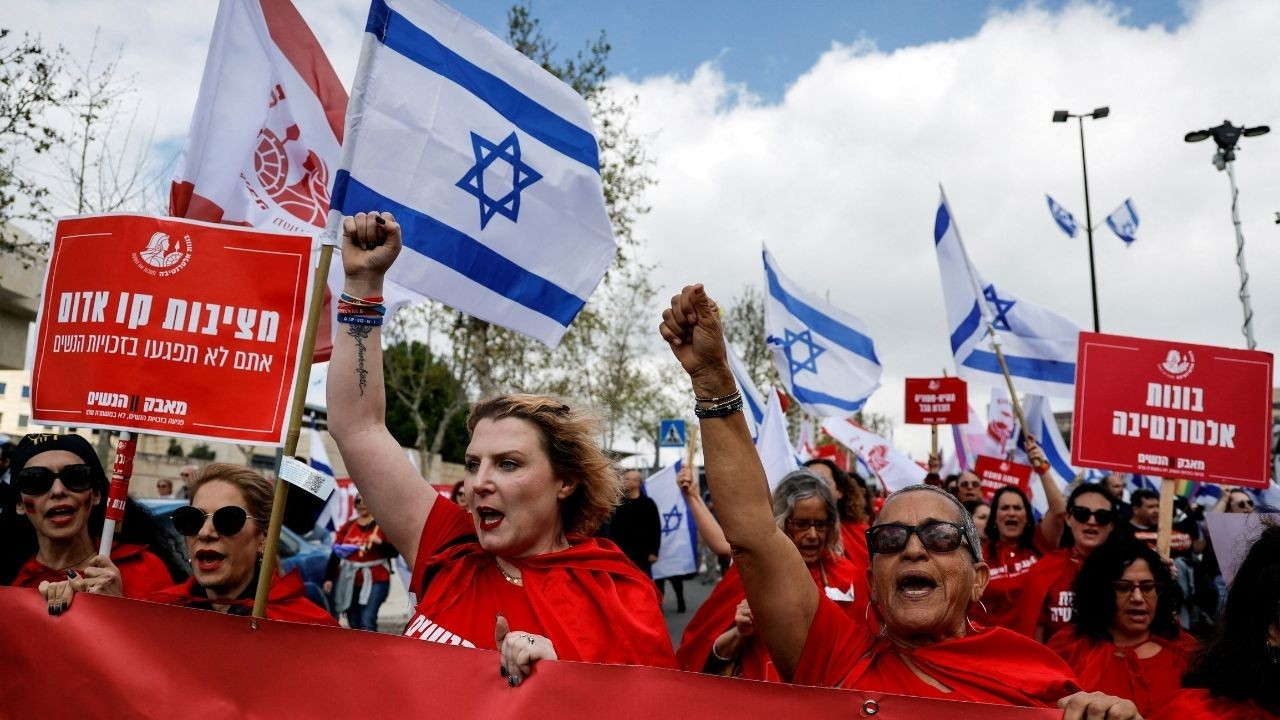 İsrail'de tansiyon düşmüyor: Greve bakanlık çalışanları da katılıyor