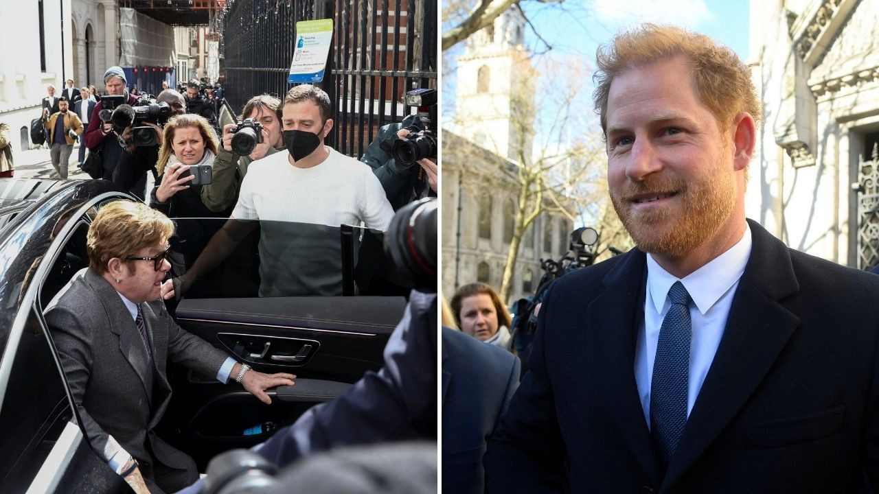 Prens Harry 'mahremiyet' davası için Londra'da: Elton John da katıldı
