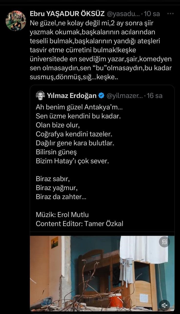 Sosyal medyada Yılmaz Erdoğan 'depremi': 50 gündür ortada yoktu, demek ki şiir yazıyormuş - Sayfa 2