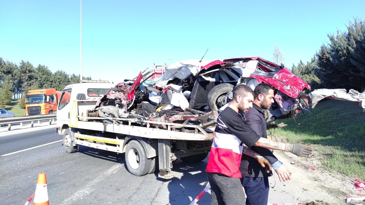 Silivri'de 6 kişinin öldüğü kazaya ilişkin kamyon şoförü tutuklandı