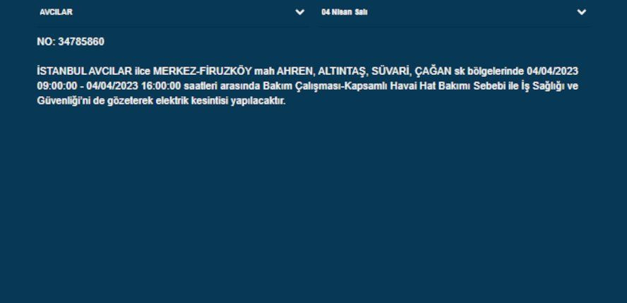 BEDAŞ duyurdu: İstanbul'da yarın 24 ilçede elektrik kesintisi yaşanacak - Sayfa 3