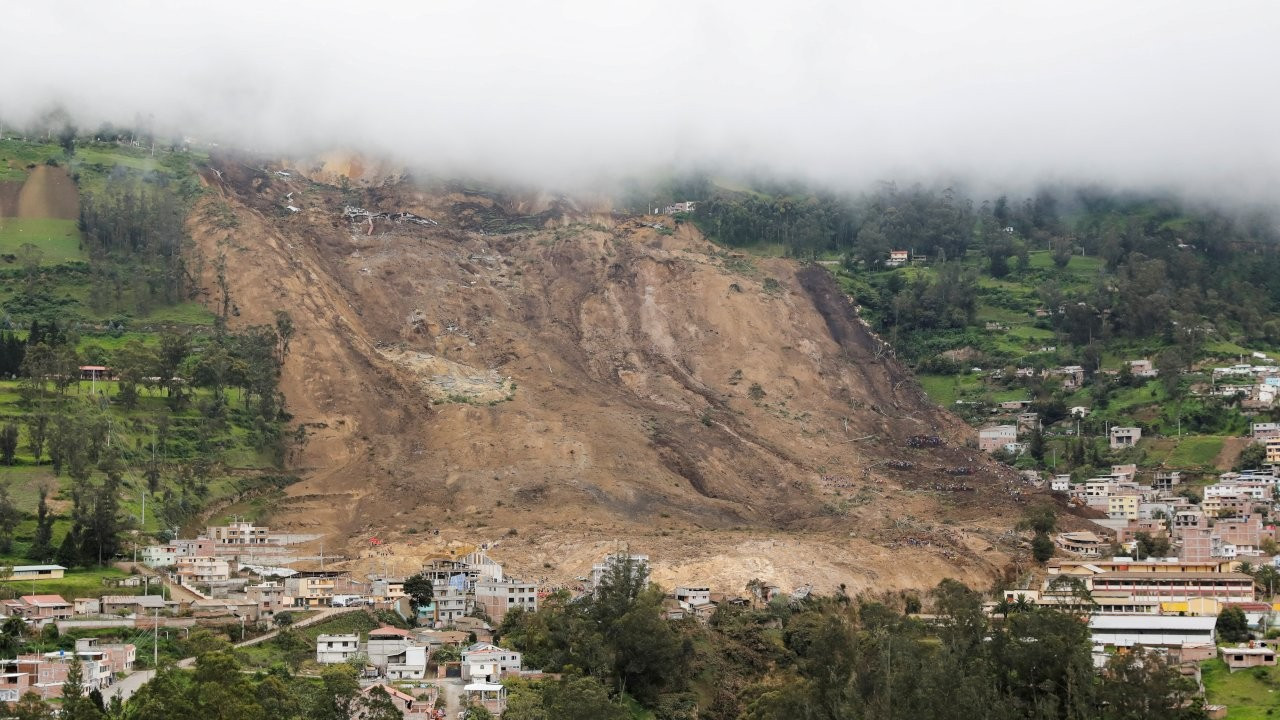 Ekvador'da toprak kayması: 33 kişi öldü, 55 kişi kayıp