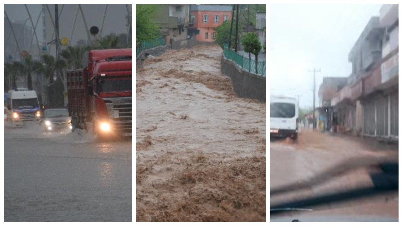 Silopi’de cadde ve sokakları su bastı: Eğitime 1 gün ara verildi