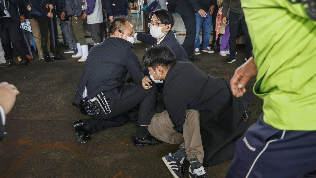 Japonya Başbakanı'nın ziyaretinde patlama sesi: Şüpheli gözaltında