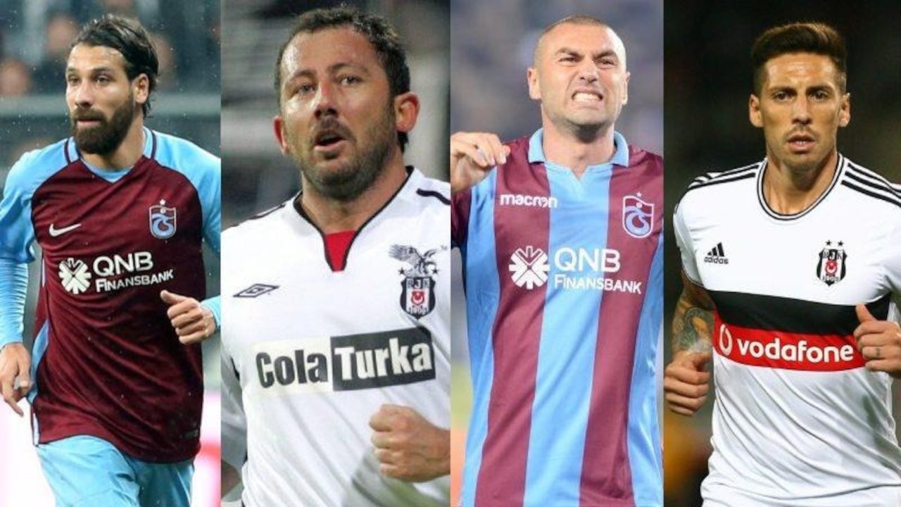 Hem Trabzonspor’da hem Beşiktaş’ta forma giyen futbolcular