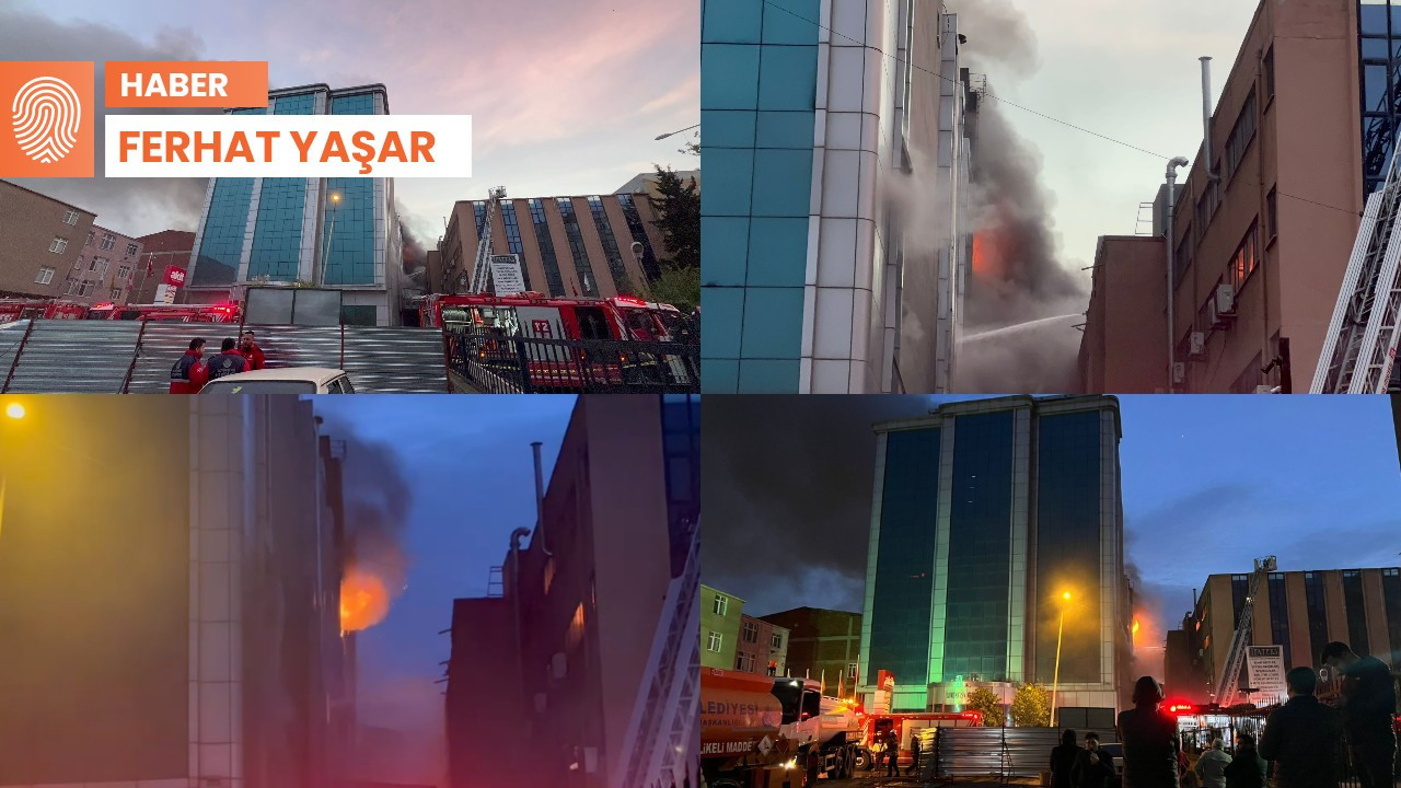 Yeni Akit Gazetesi’nin de bulunduğu binada yangın çıktı