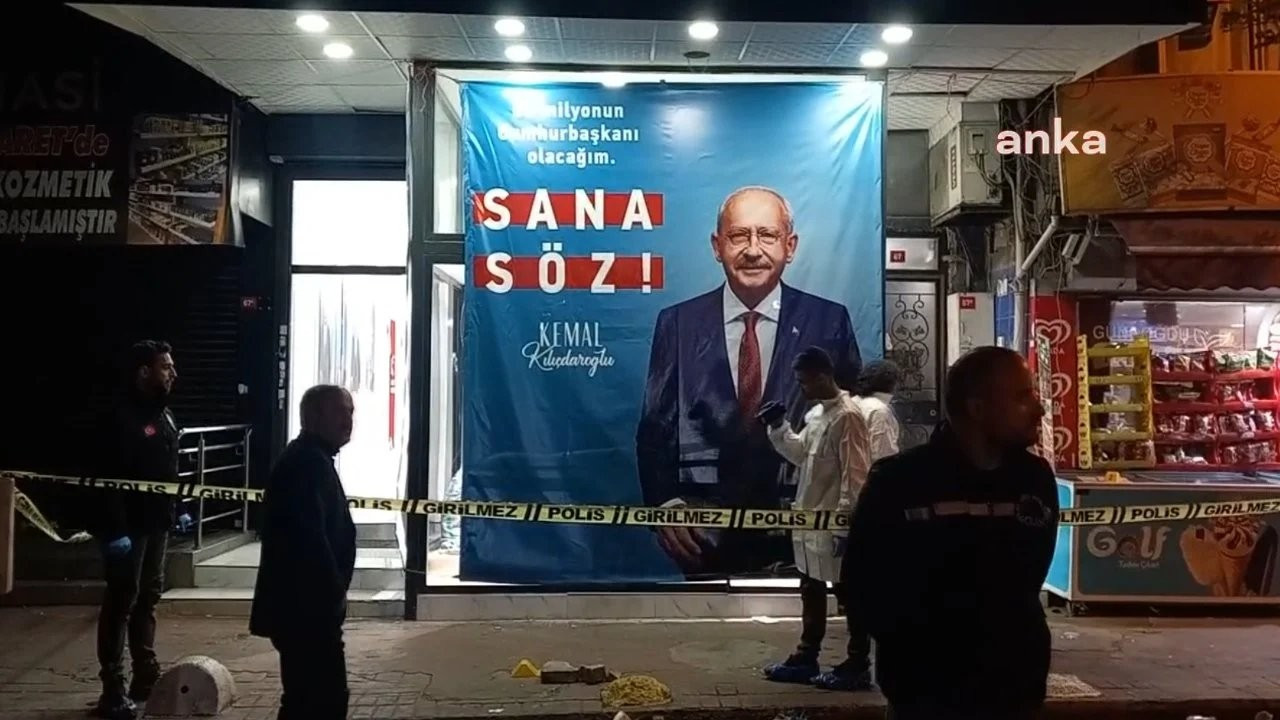 Millet İttifakı'nın Seçim Koordinasyon Merkezi'ne taşlı saldırı