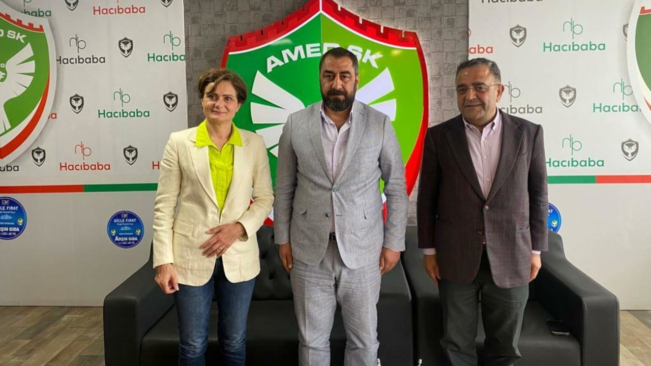 Canan Kaftancıoğlu, Amedspor'u ziyaret etti: Duygusal bağ var