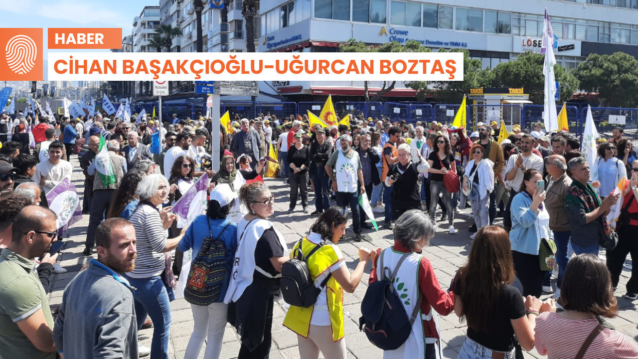 İzmir'de 1 Mayıs toplanmaları başladı