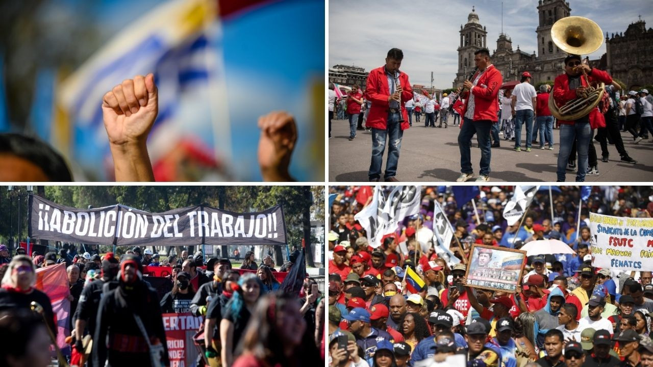 Milyonlar meydanlardaydı: Güney Amerika'dan 1 Mayıs manzaraları