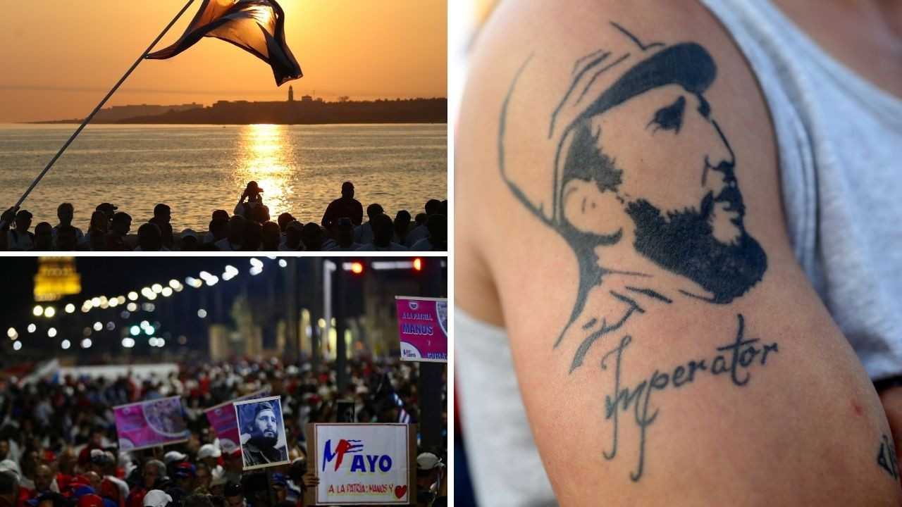 Kübalılardan geç 1 Mayıs kutlaması: 'Devrimi savunuyoruz'