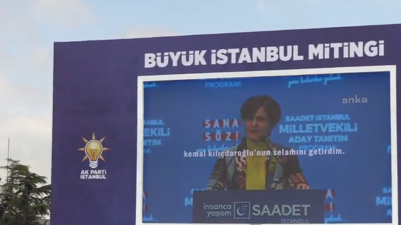 AK Parti mitingindeki videoya Canan Kaftancıoğlu'ndan yanıt