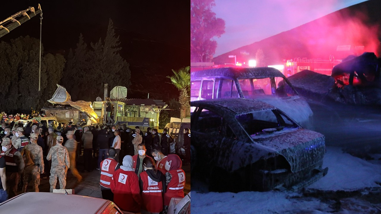 Hatay'da zincirleme trafik kazası: 12 ölü