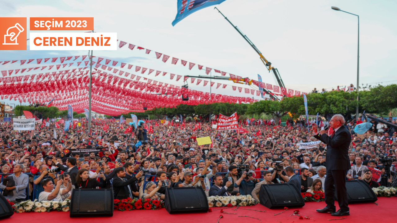 Antalyalılar miting alanından seslendi: ‘Gocattın bizi Erdoğan’