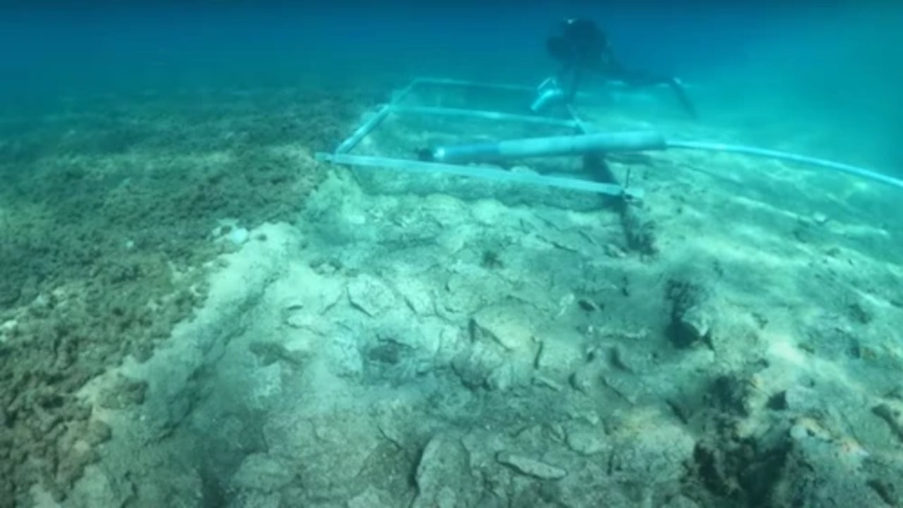 Kayıp deniz medeniyetine ait 7 bin yıllık yol keşfedildi