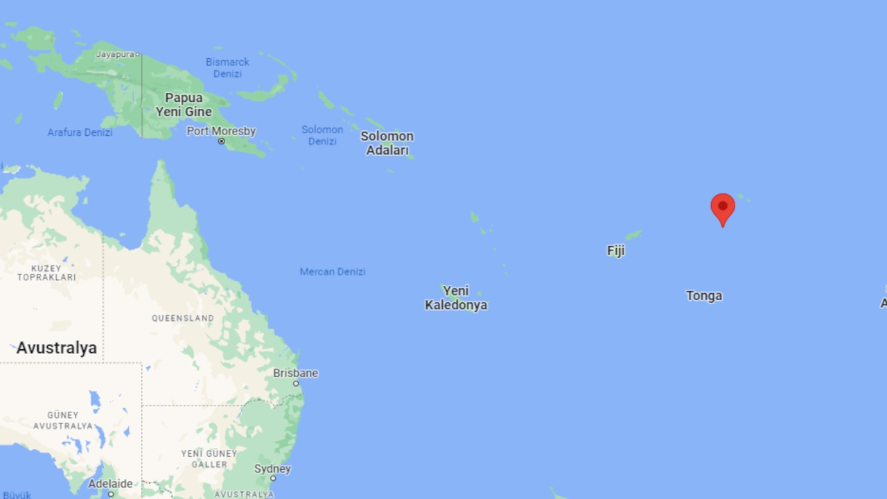 Ada ülkesi Tonga'da 7,6 büyüklüğünde deprem