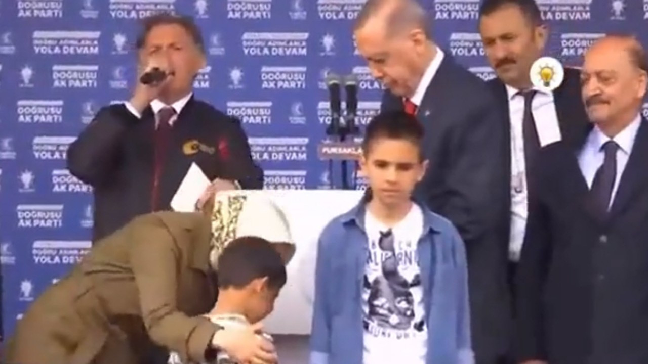 AK Parti mitinginde 'İnce' çağrısı: Sizin yeriniz Erdoğan'ın yanıdır