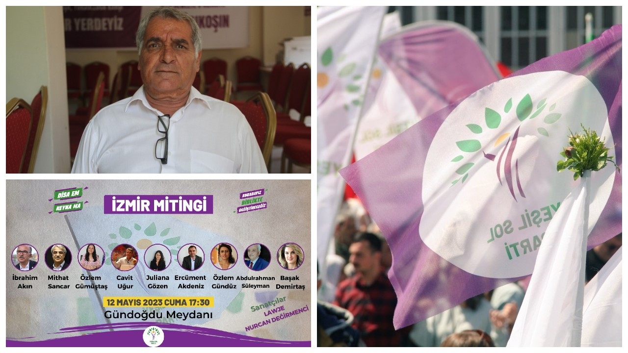 Yeşil Sol Parti'den İzmir’de final mitingi: Sarayı sandığa gömmekte kararlıyız