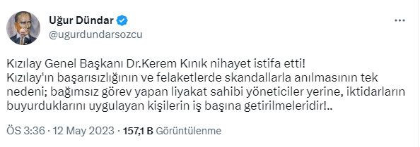 Kınık'ın istifası sosyal medyada gündem oldu: 'Bay bay Kerem' - Sayfa 4