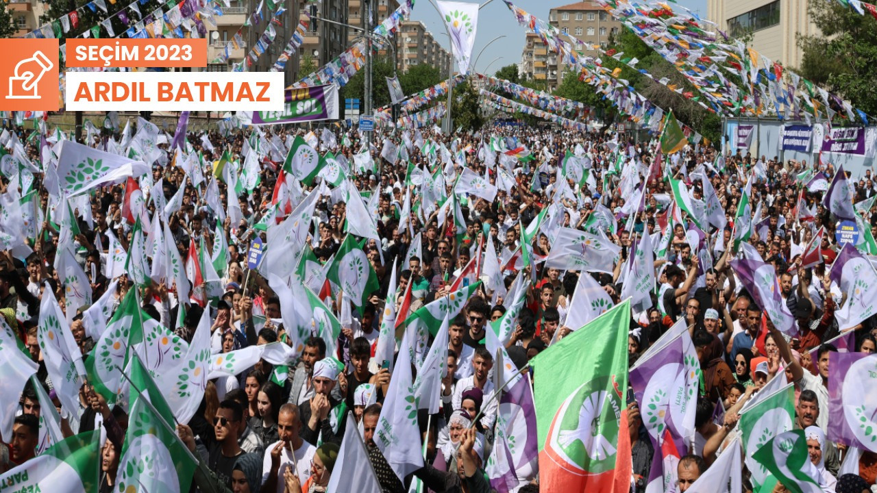 Yeşil Sol Parti'nin Diyarbakır mitinginden objektiflere takılanlar