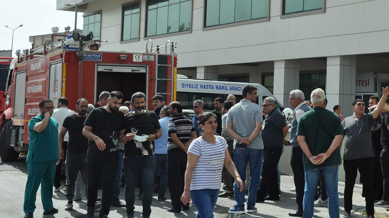 Tarsus Devlet Hastanesi'nde yangın
