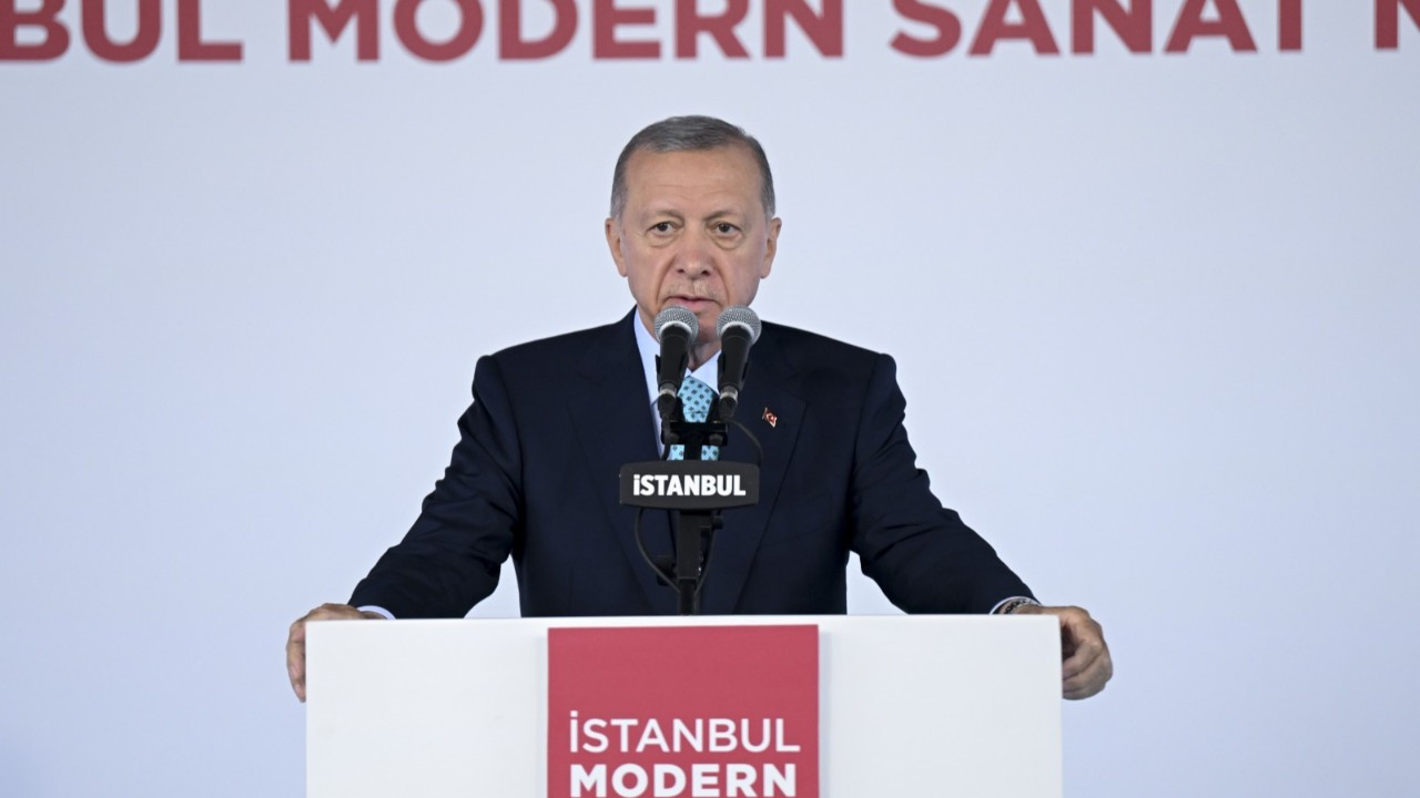 Erdoğan, İstanbul Modern'de konuştu