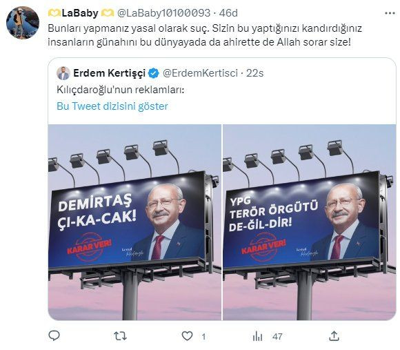 AK Partili Kertişçi'nin montajlanmış Kılıçdaroğlu afişlerine tepki - Sayfa 4