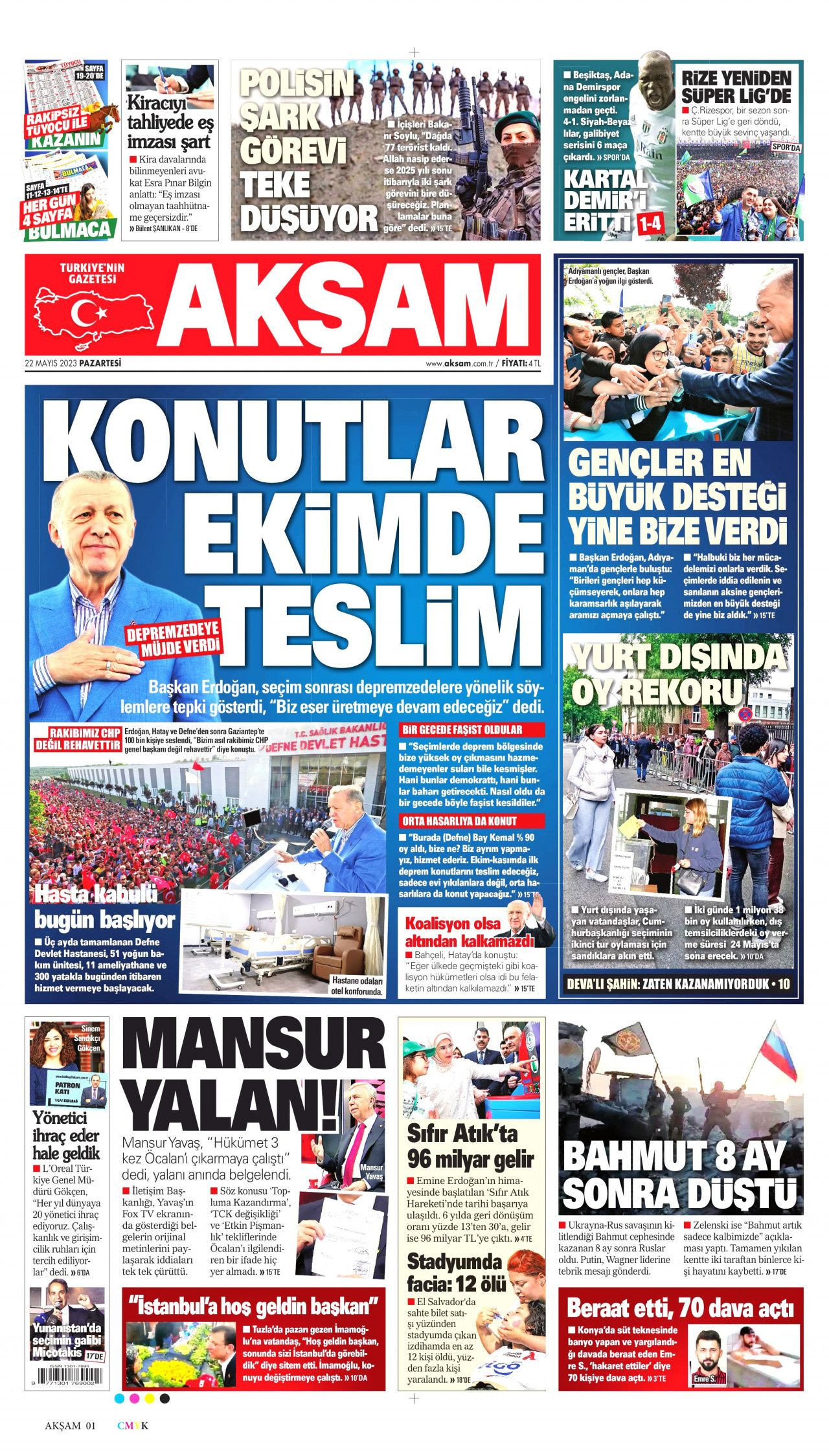 Günün gazete manşetleri: 'İflasın öncesinde son şans 28 Mayıs' - Sayfa 2