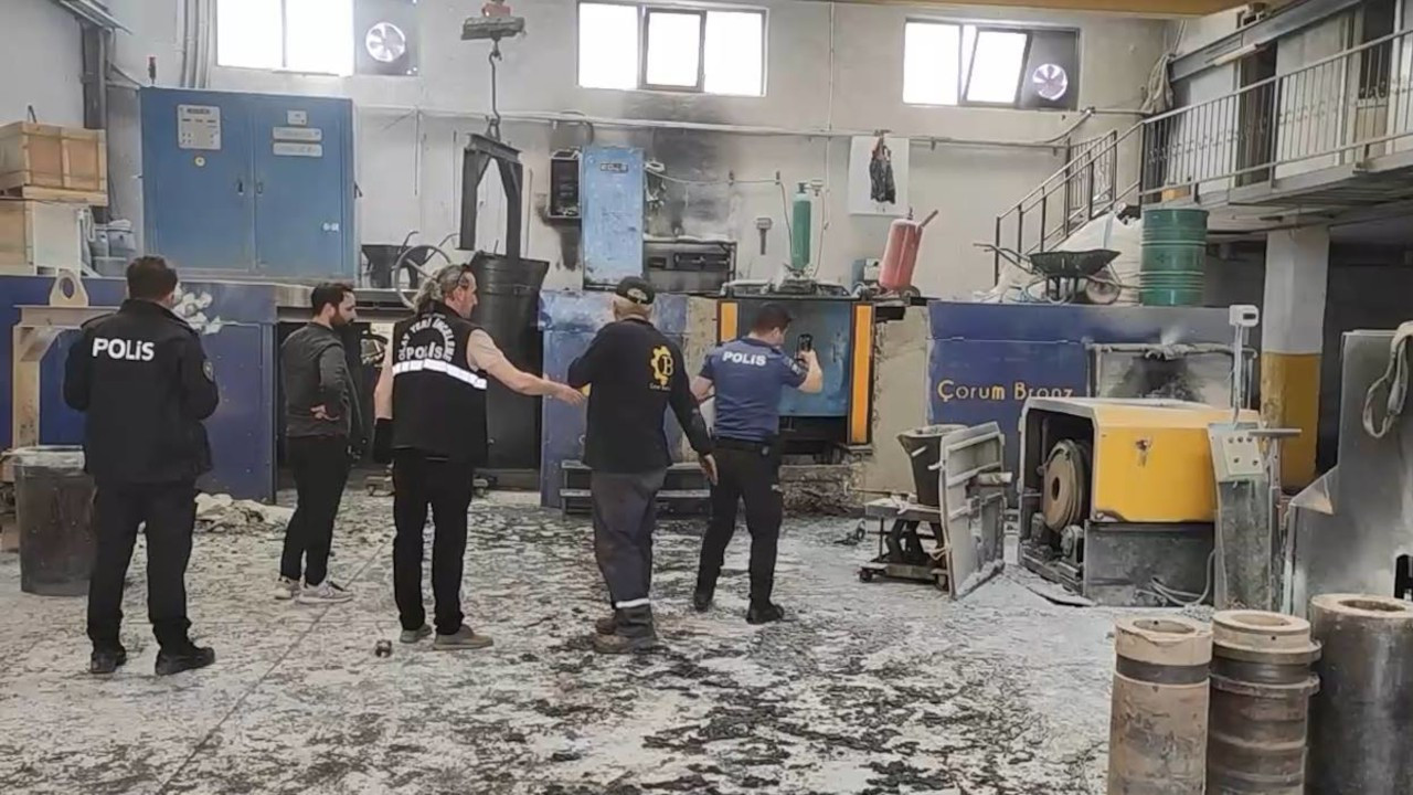 Çelik döküm fabrikasında patlama: 2'si ağır 6 yaralı
