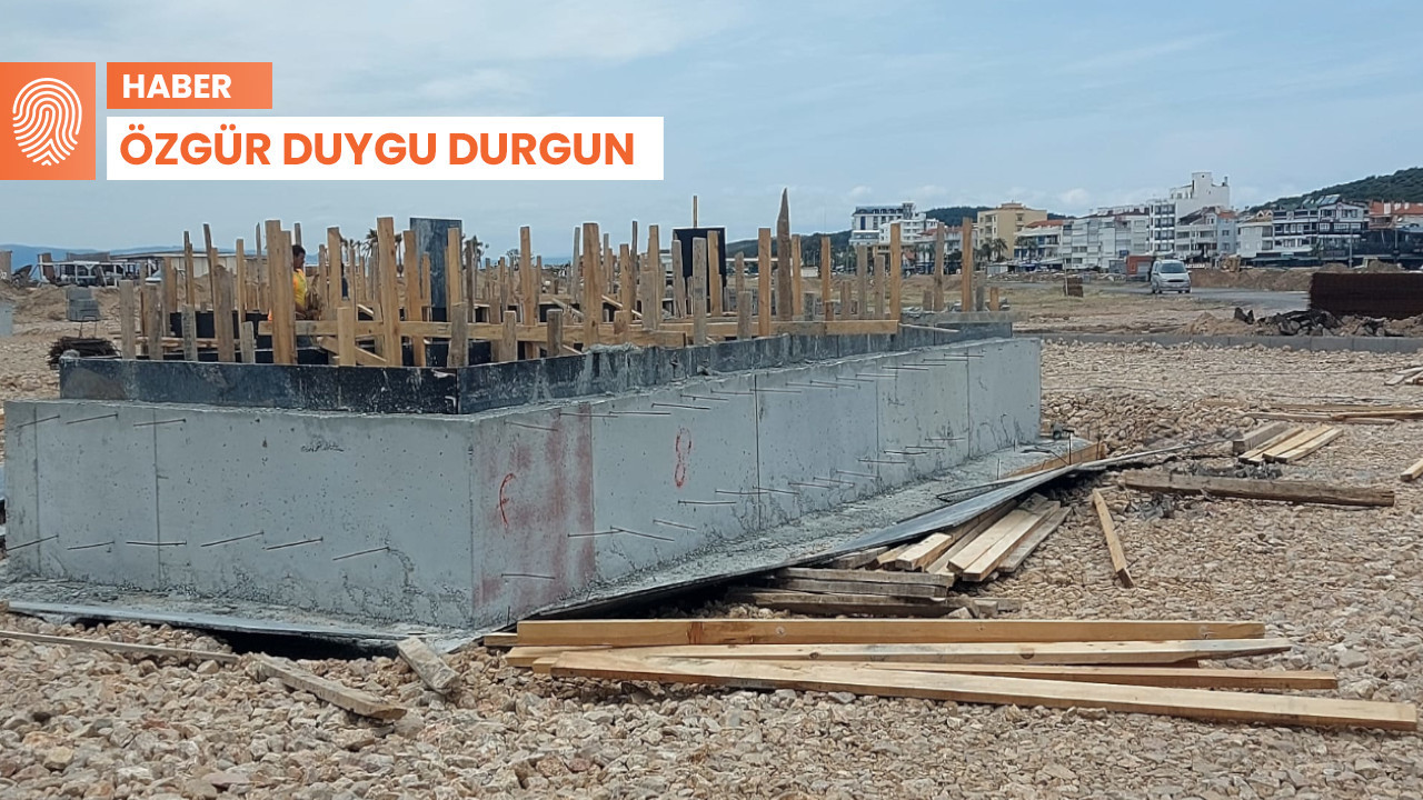 Sarımsaklı Plajı’nda inşaat: ‘Bu bir rant projesi’