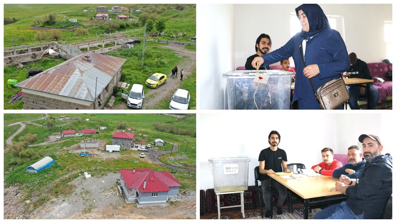 12 seçmeni bulunan köyün muhtarı: 'Köyde seçim sakin geçiyor'