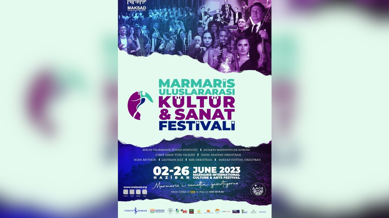 Marmaris Uluslararası Kültür ve Sanat Festivali'nin programı açıklandı