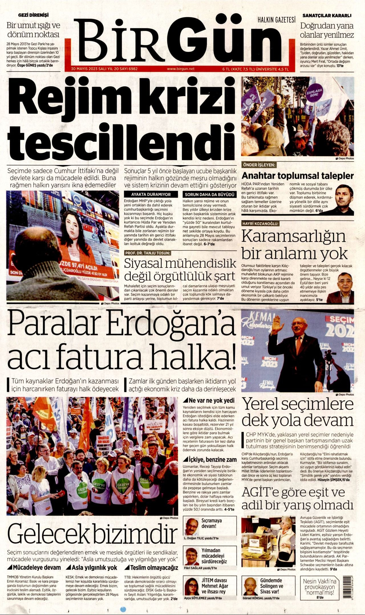 Günün gazete manşetleri: 'Seçim bitti, sıra ekonomide' - Sayfa 4