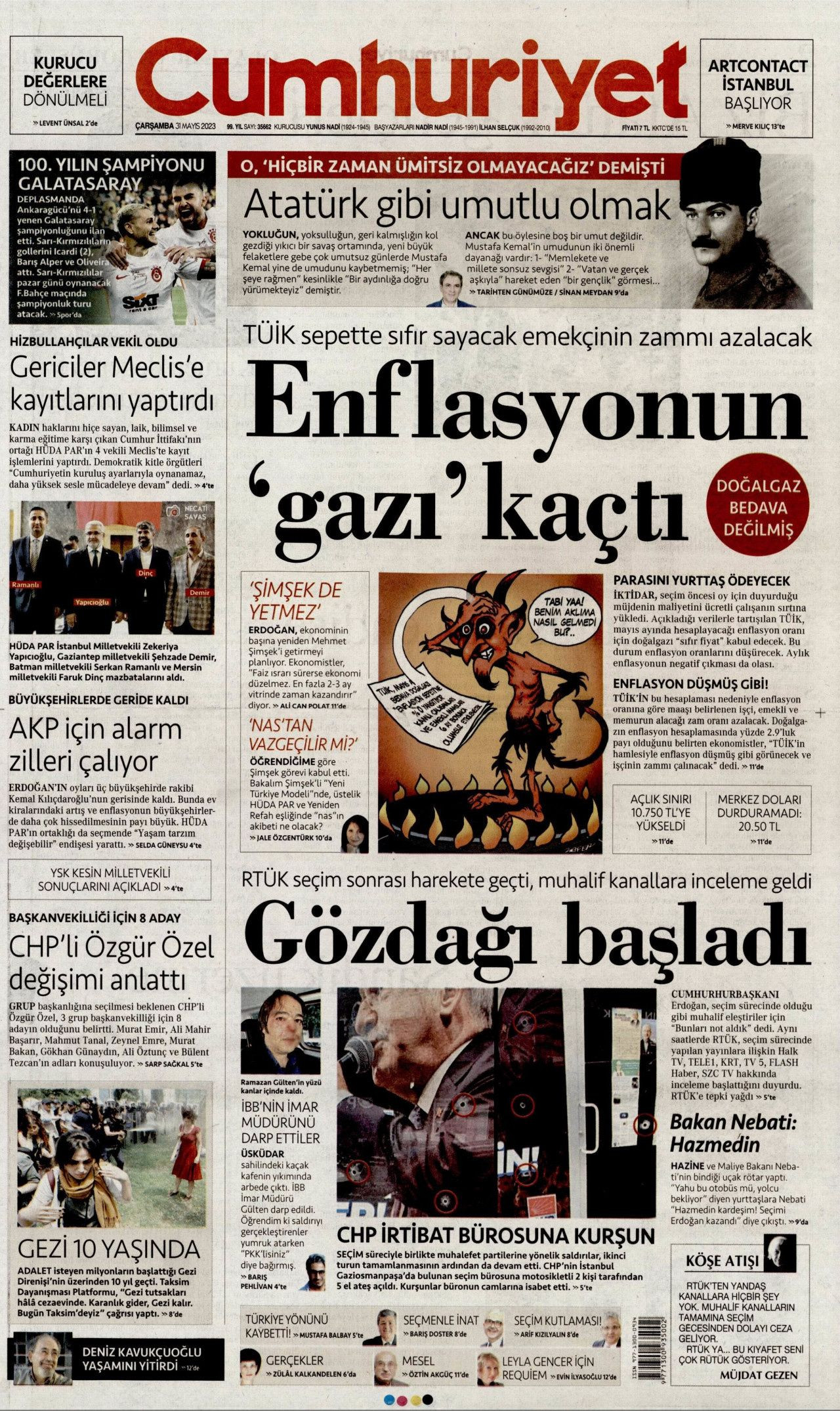 Günün gazete manşetleri: 'Umudu yitirme Gezi'yi hatırla' - Sayfa 2