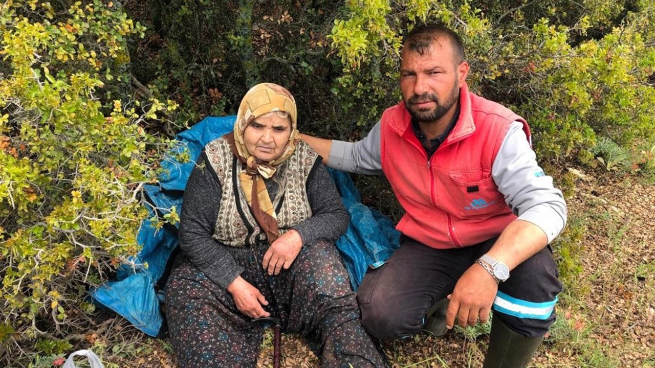 Denizli'de kaybolan kadın 3 gün sonra bulundu: 'Eşarbı sıkıp su içtim'