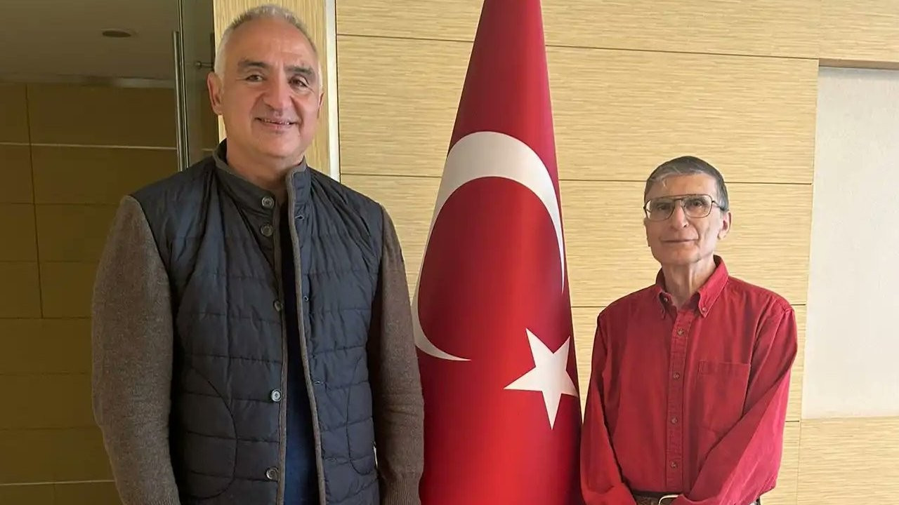 Aziz Sancar, Bakan Ersoy ile müze için bir araya geldi