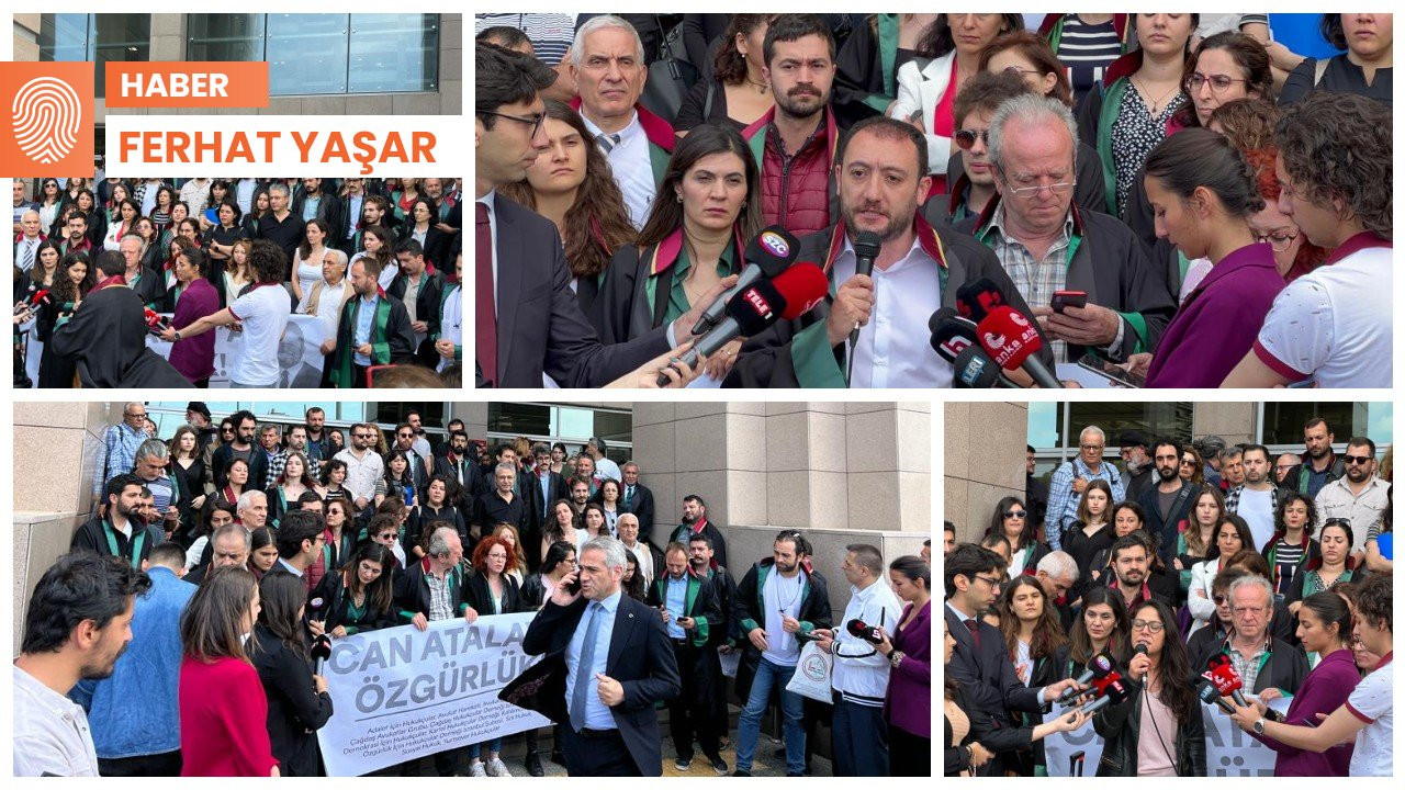 Avukatlar Can Atalay için İstanbul Adliyesi'nde: Tahliye edilmeli