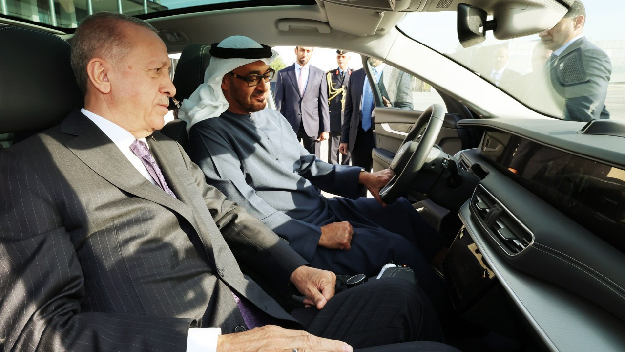 Cumhurbaşkanı Erdoğan, BAE Devlet Başkanı Nahyan ile görüştü