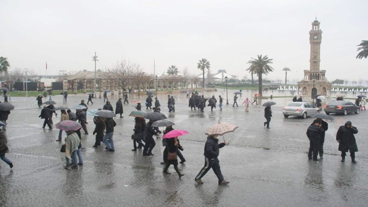 Meteoroloji'den İzmir uyarısı: Sağanak geliyor