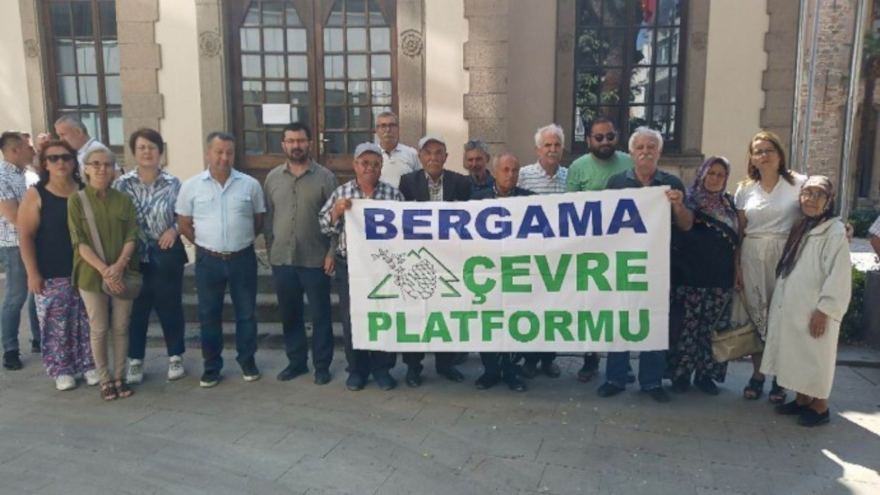 Bergama'da RES protestosu: Toprağıma dokunma