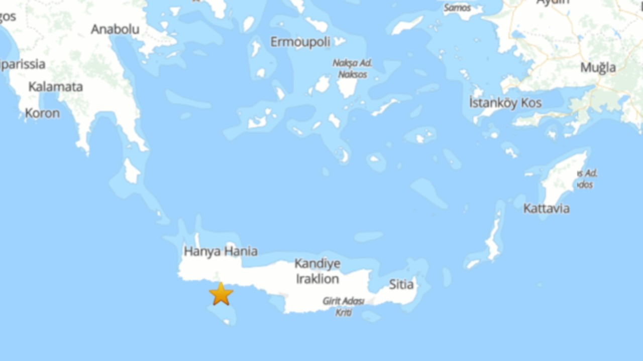 Akdeniz'de deprem: 4.3