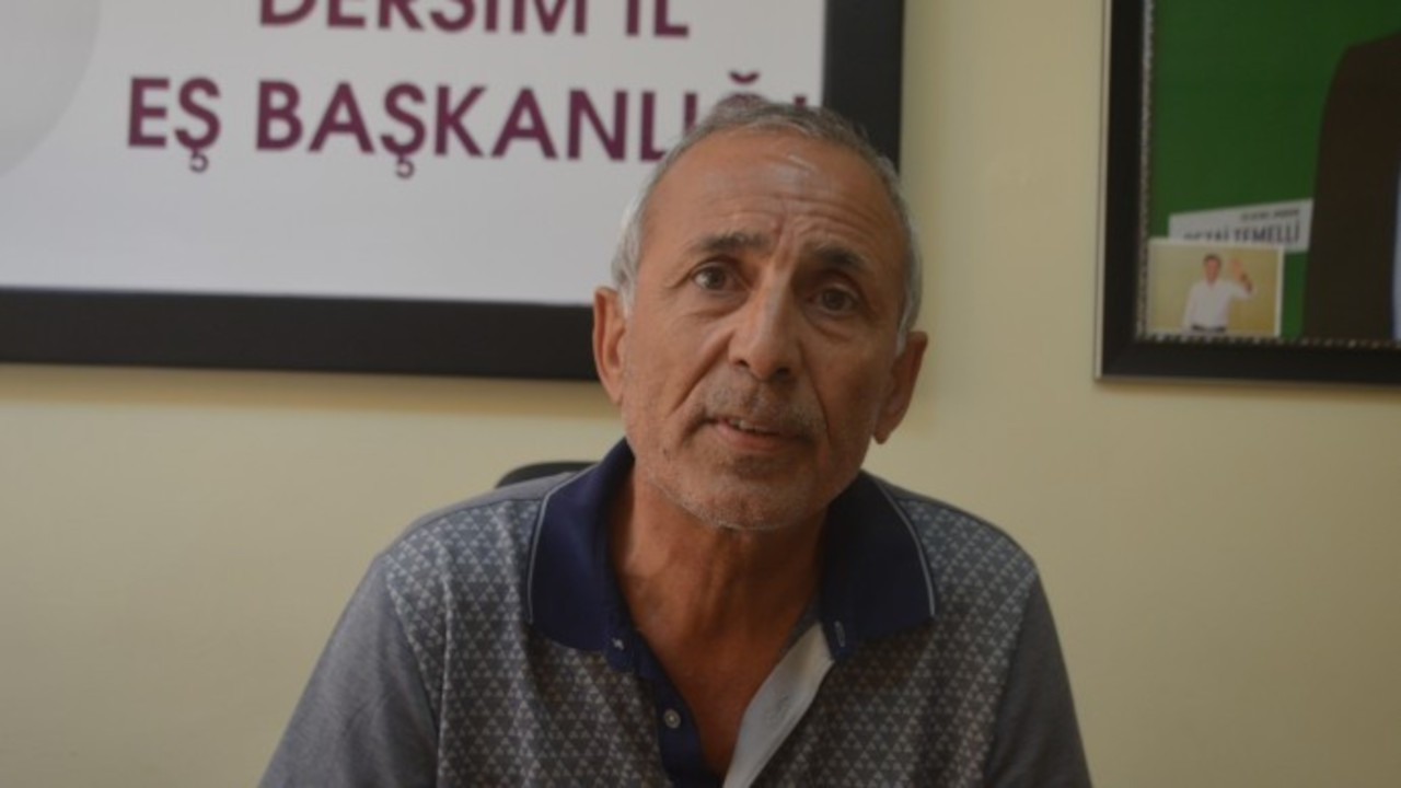 HDP Dersim eski İl Eşbaşkanı Hıdır Çiçek gözaltına alındı