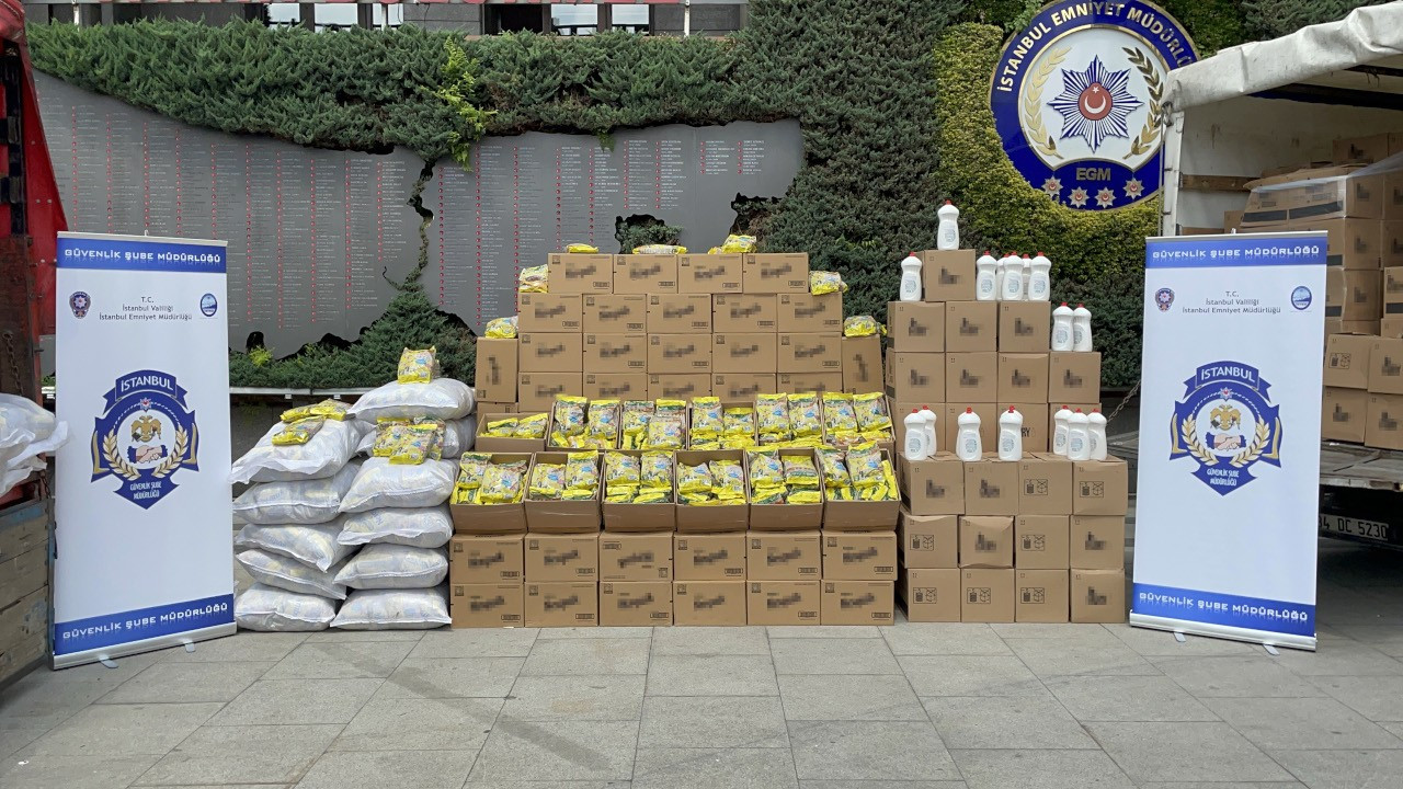 İstanbul'da 15 tonluk sahte deterjan ve taklit gıda operasyonu